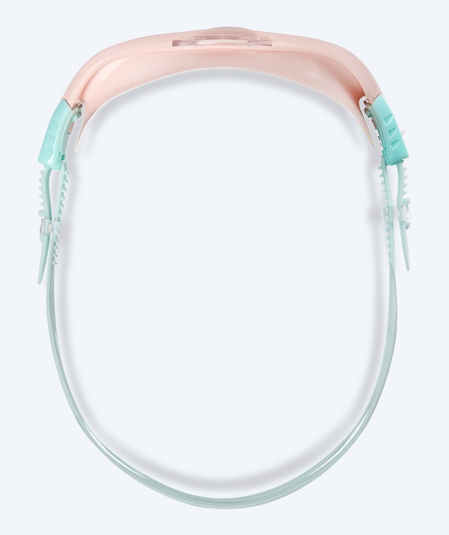 Watery swimming goggles for kids (2-8) - Wilton - Light pink/turquoise
