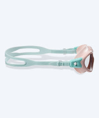 Watery swimming goggles for kids (2-8) - Wilton - Light pink/turquoise