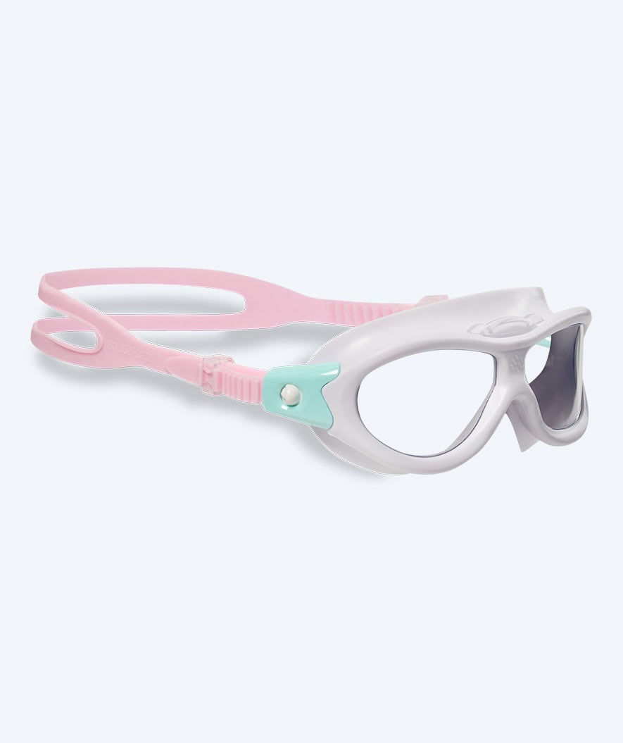 Watery swimming goggles for kids (2-8) - Wilton - Light pink/purple