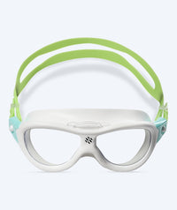 Watery swimming goggles for kids (2-8) - Wilton - Green/white