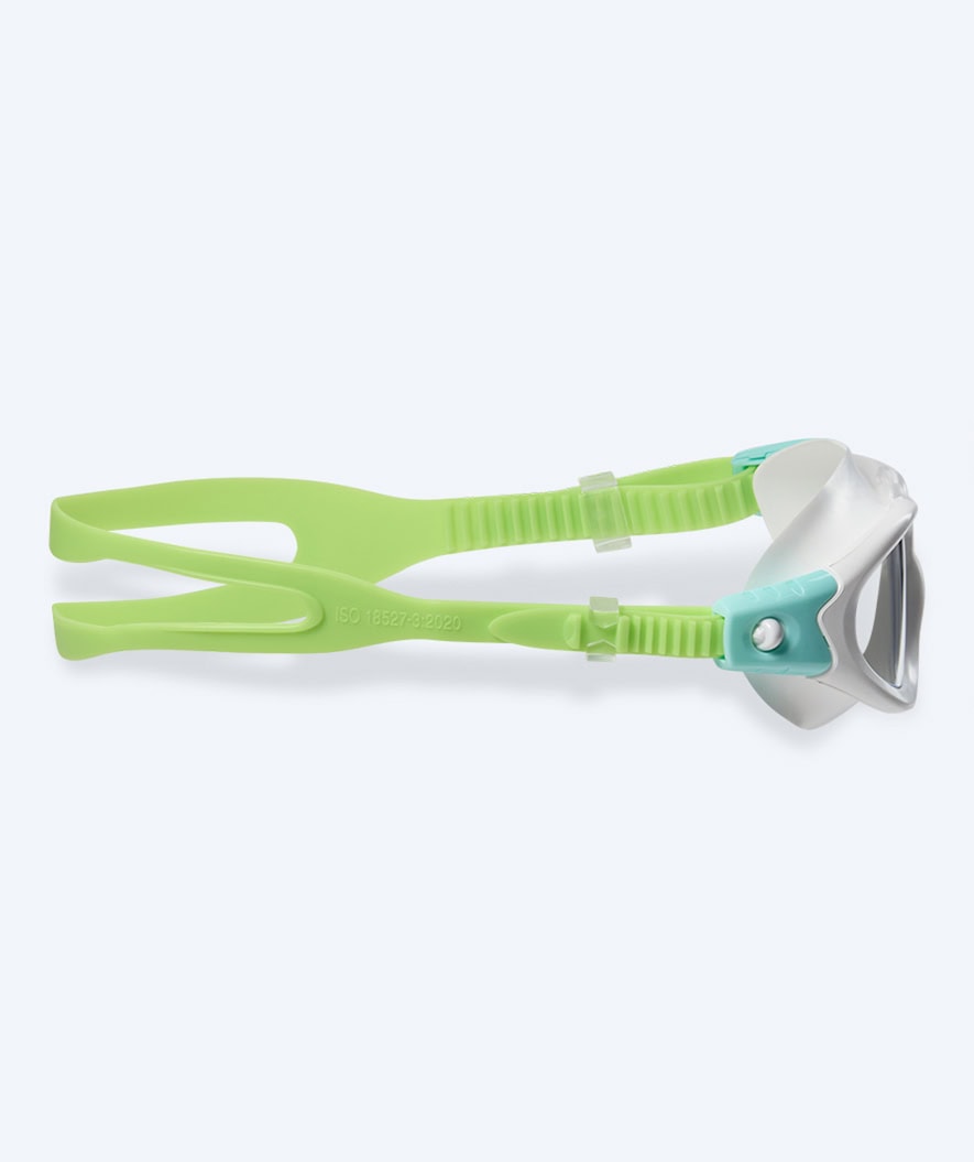 Watery swimming goggles for kids (2-8) - Wilton - Green/white