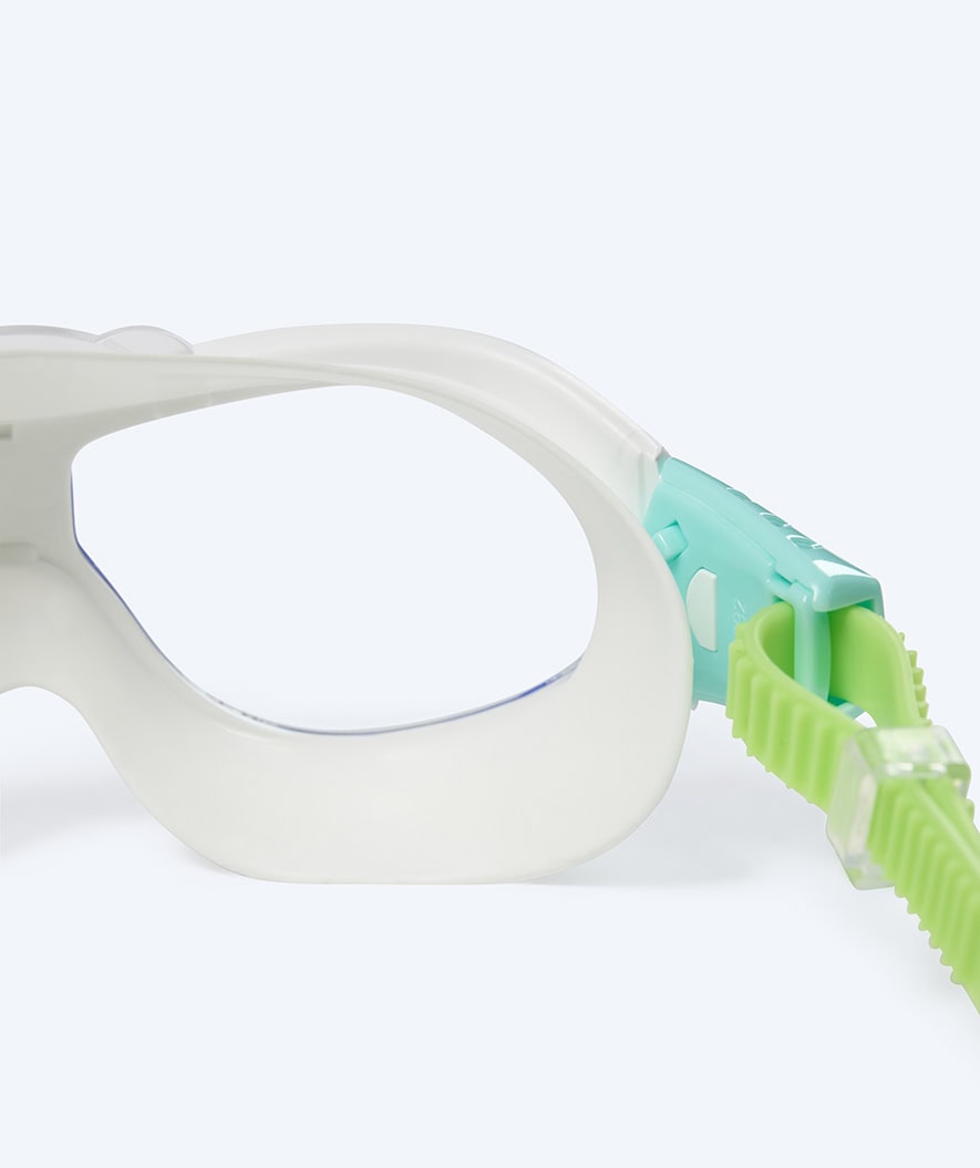 Watery swimming goggles for kids (2-8) - Wilton - Green/white