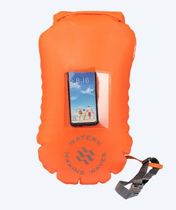 Watery swim buoy - Window PVC 28L - Orange