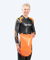 Watery sea bag for swimming - Window PVC 28L - Orange