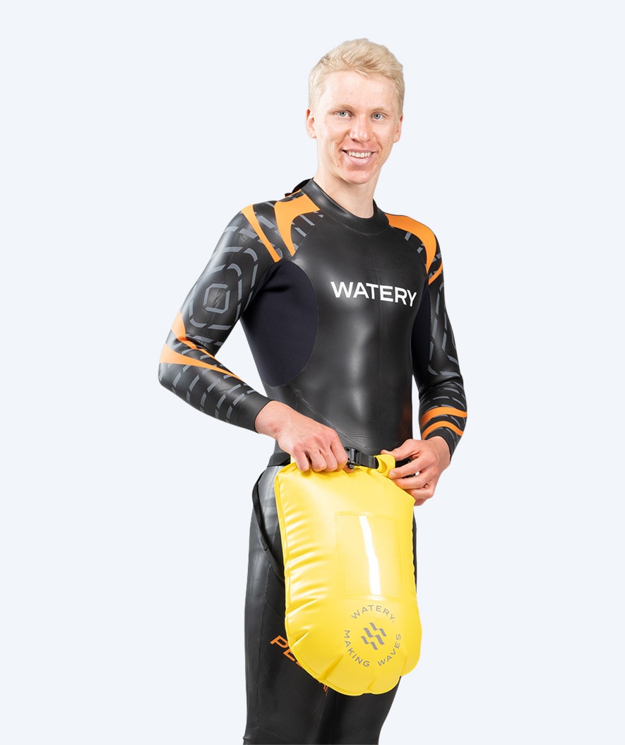 Watery sea bag for swimming - Window PVC 28L - Yellow