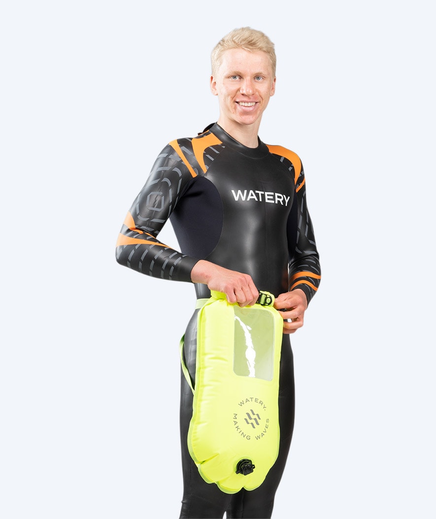 Watery sea bag for swimming - Window 28L - Fluo Yellow