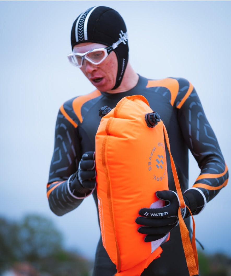Watery swim buoy - Window 28L - Orange