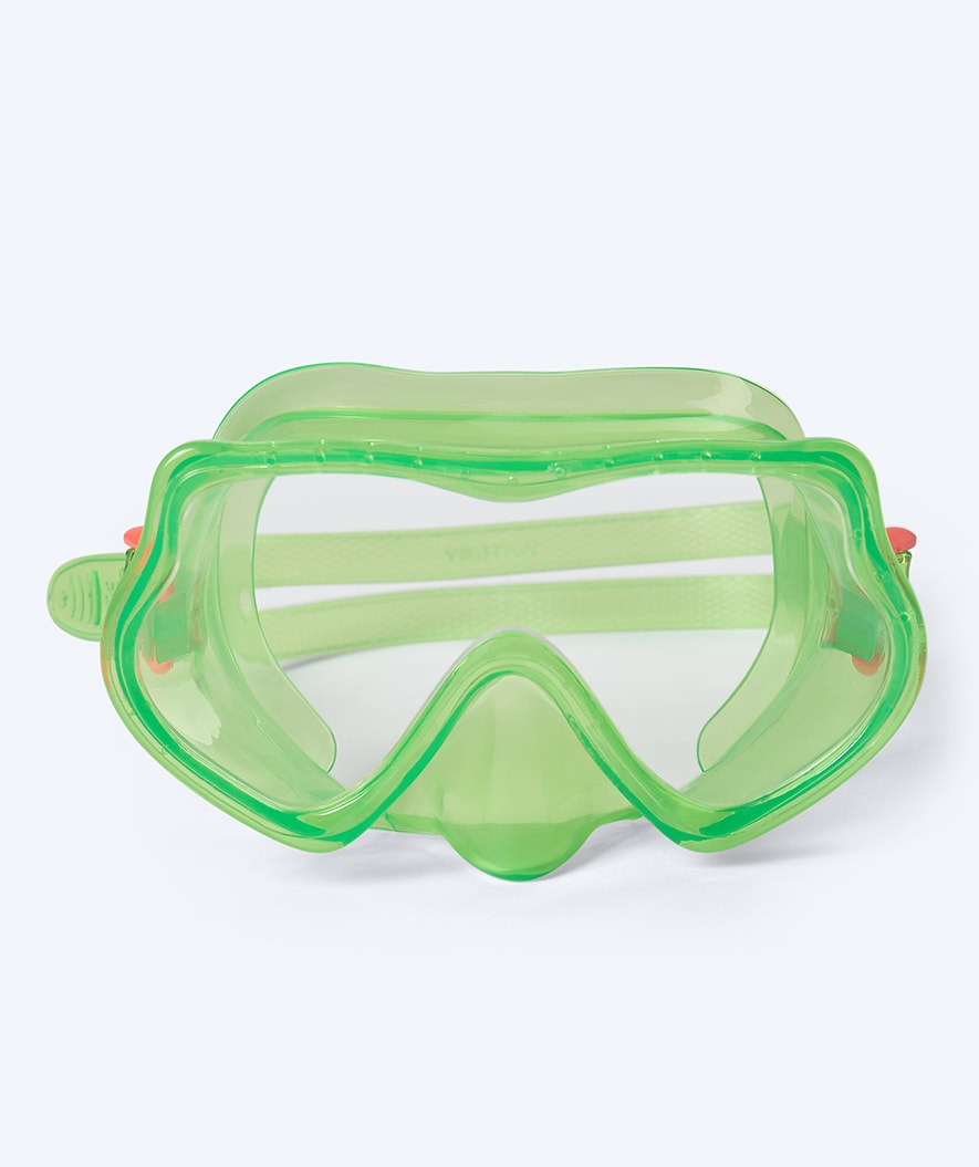 Watery snorkel set for kids (4-10) - Winslet/Fleetwood - Green/Blue