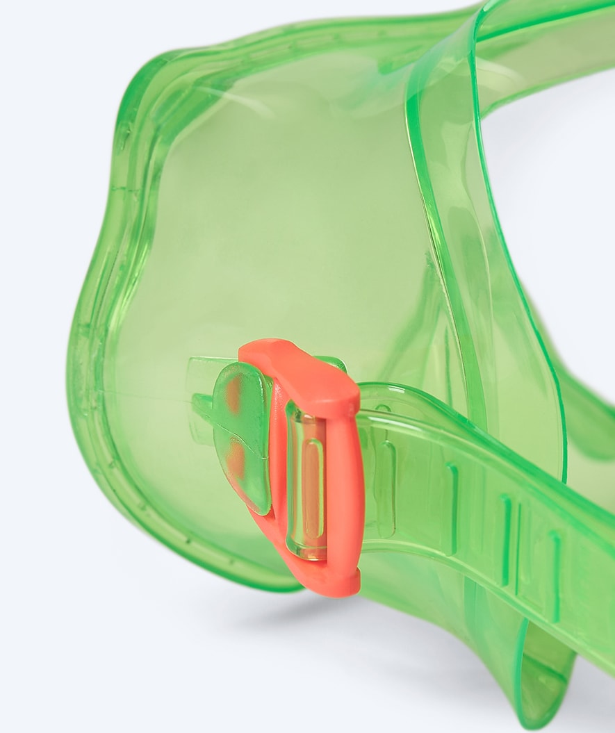 Watery snorkel set for kids (4-10) - Winslet/Fleetwood - Green/Blue