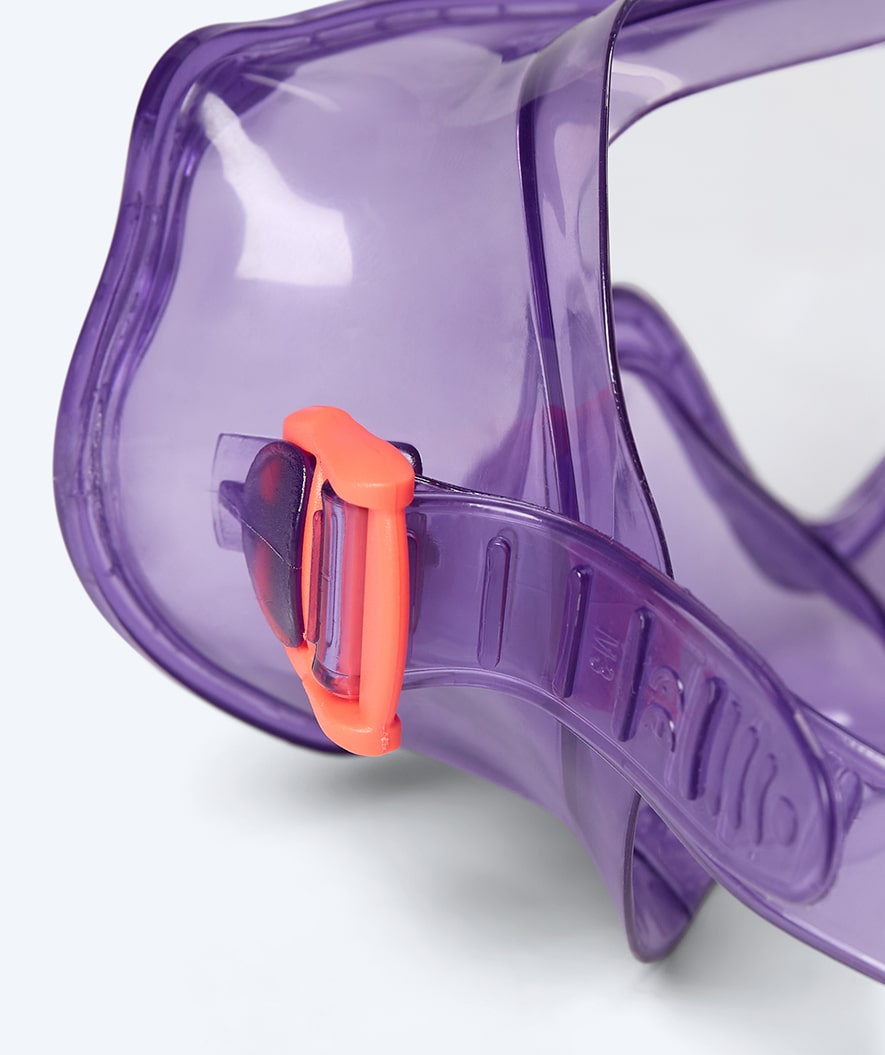 Watery snorkel set for kids (4-10) - Winslet/Bimasha - Purple/Pink