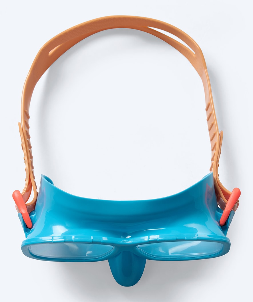 Watery diving mask for kids (4-10) - Wyre - Blue/orange