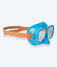 Watery diving mask for kids (4-10) - Wyre - Blue/orange