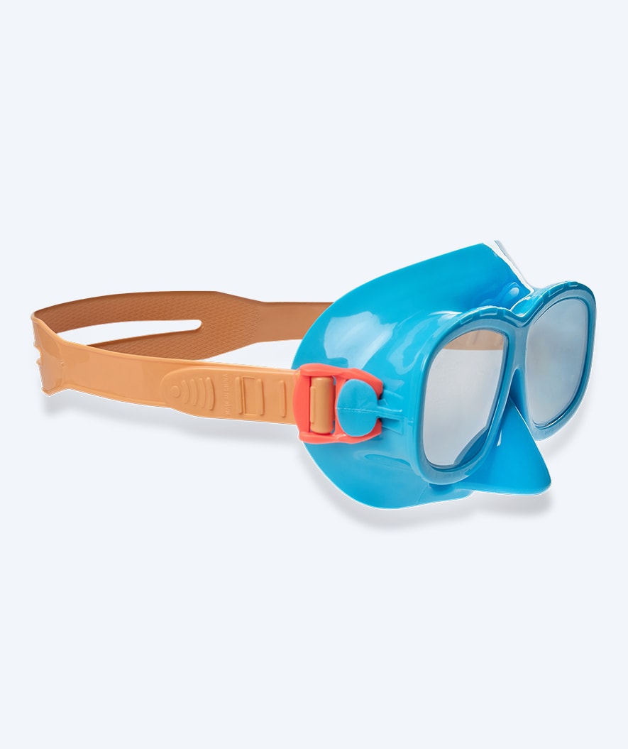 Watery diving mask for kids (4-10) - Wyre - Blue/orange