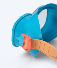 Watery snorkel set for junior (8-15) - Wyre/Masika - Orange/blue