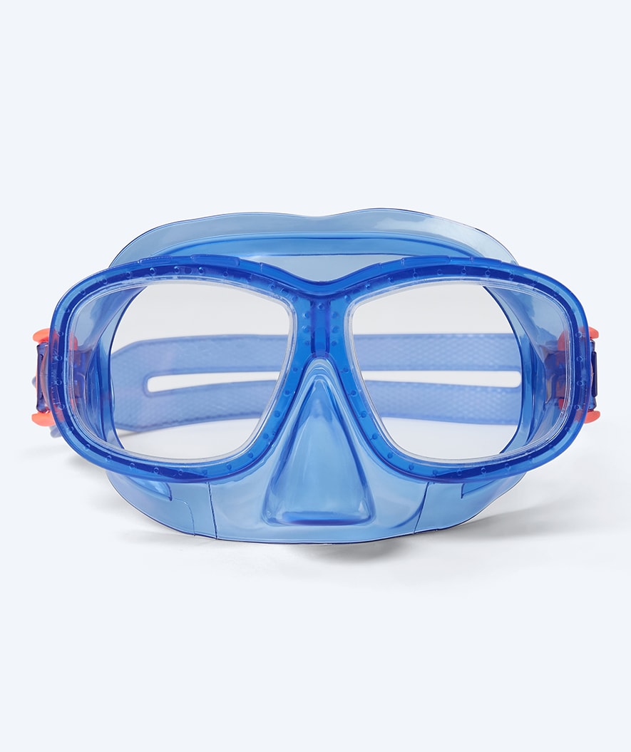 Watery snorkel set for kids (4-10) - Wyre/Fleetwood - Dark Blue/Blue