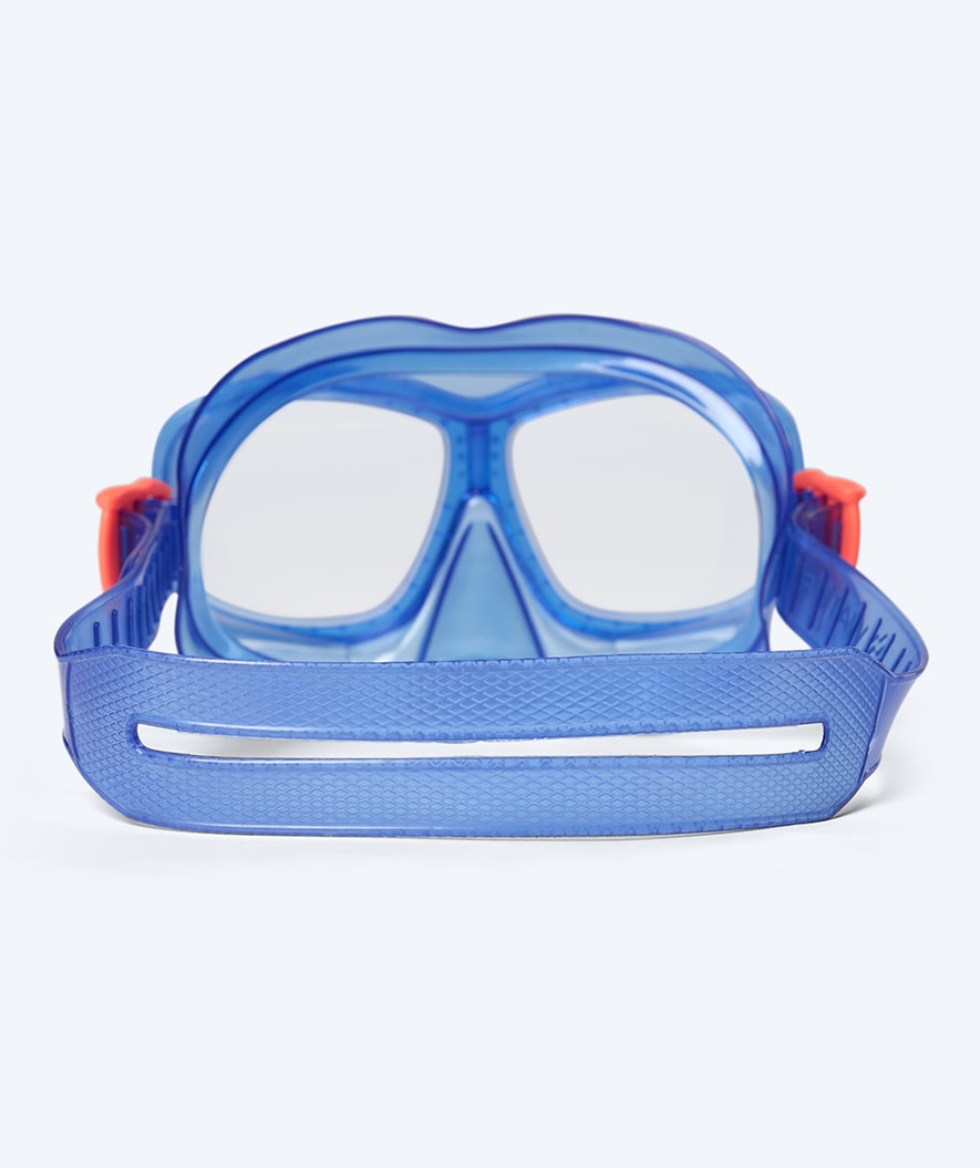 Watery snorkel set for kids (4-10) - Wyre/Fleetwood - Dark Blue/Blue