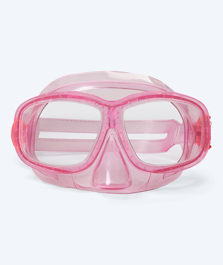 Watery diving mask for kids (4-10) - Wyre - Light pink