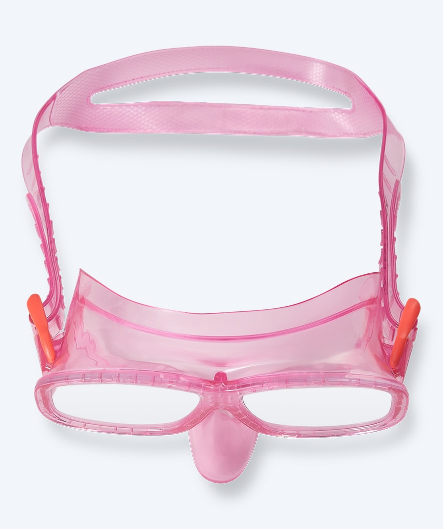 Watery diving mask for kids (4-10) - Wyre - Light pink