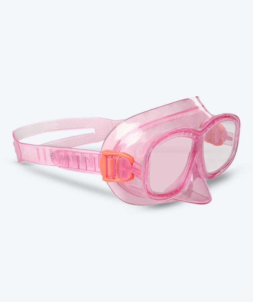 Watery diving mask for kids (4-10) - Wyre - Light pink