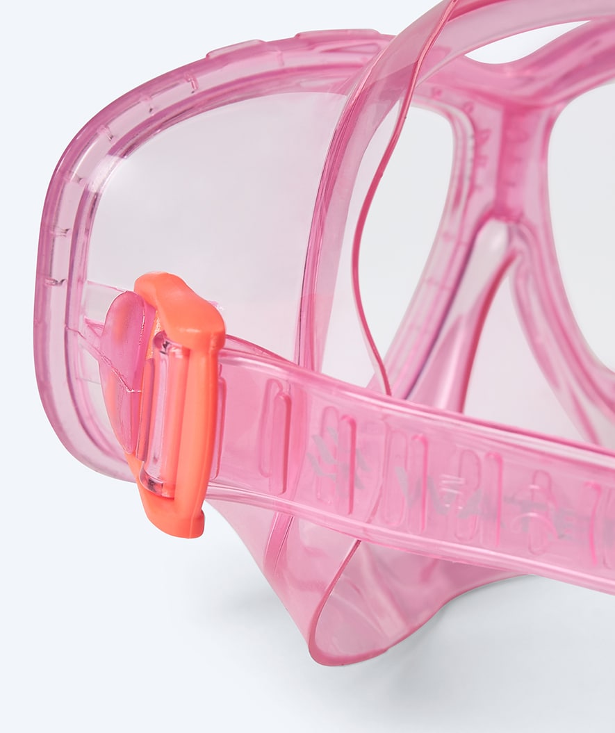 Watery diving mask for kids (4-10) - Wyre - Light pink