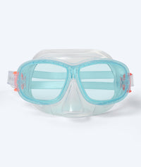 Watery Combo snorkel set for kids (4-10) - Wyre - White/blue