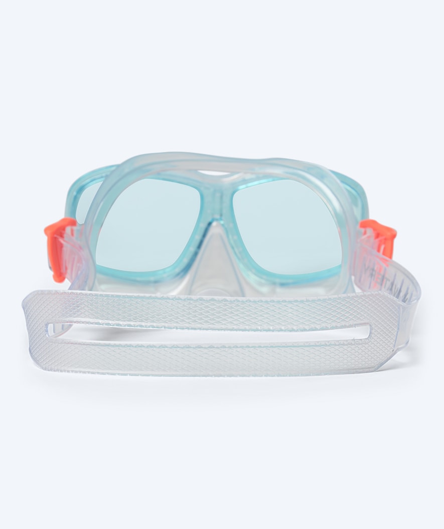 Watery Combo snorkel set for kids (4-10) - Wyre - White/blue