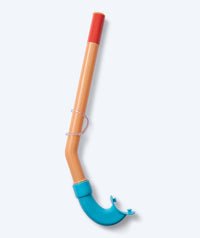 Watery snorkel set for junior (8-15) - Wyre/Masika - Orange/blue