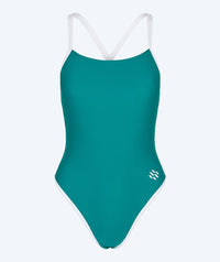 Watery swimsuit for women - Eco Sunkissed Solid - Vermont Green