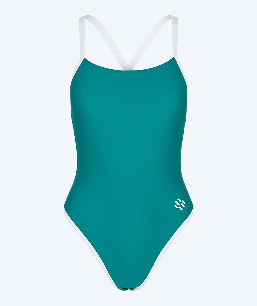 Watery swimsuit for women - Eco Sunkissed Solid - Vermont Green
