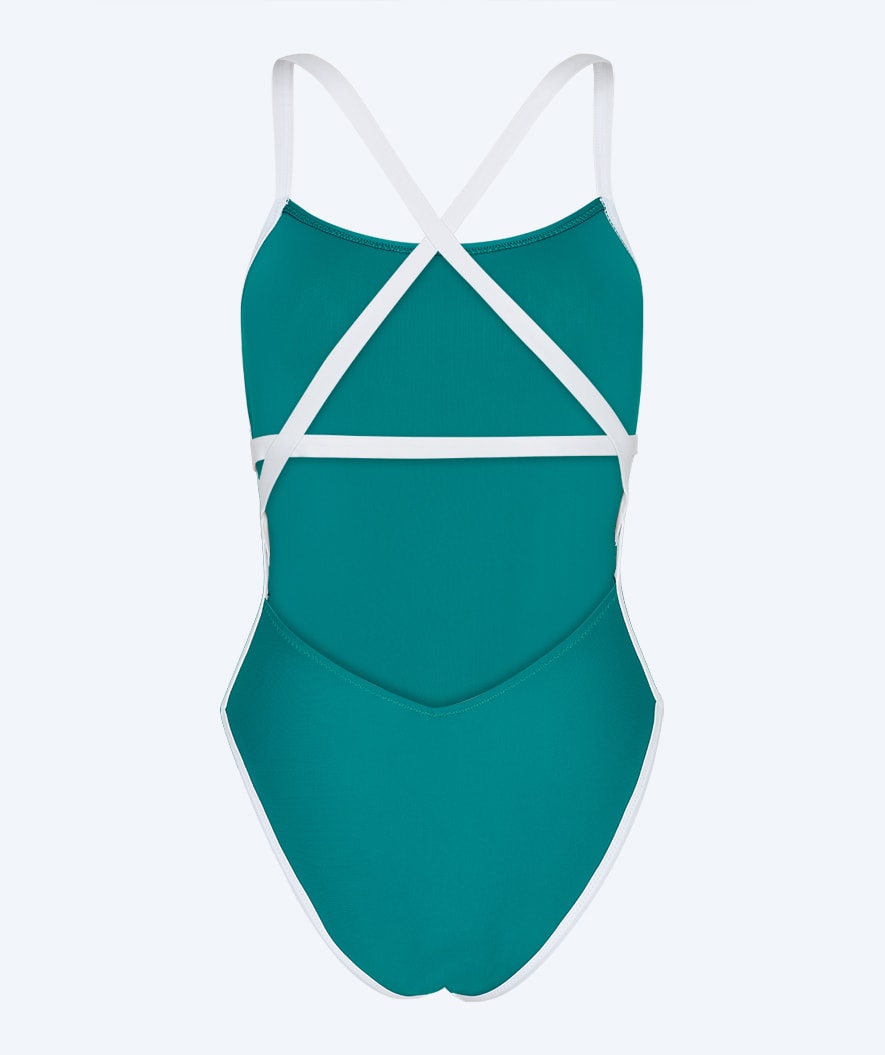 Watery swimsuit for women - Eco Sunkissed Solid - Vermont Green