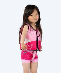 Watery swim vest for kids (1-6) - Active - Atlantic Pink