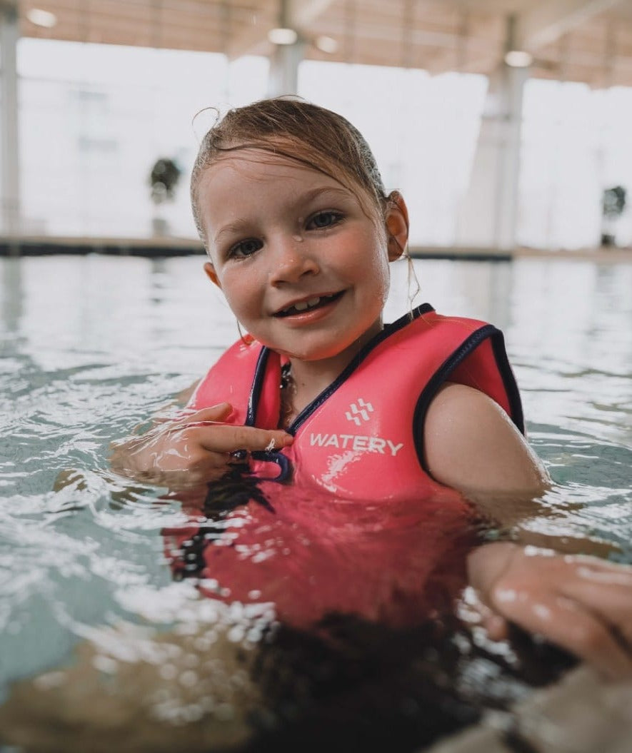 Watery swim vest for kids (2-8) - Basic - Pink