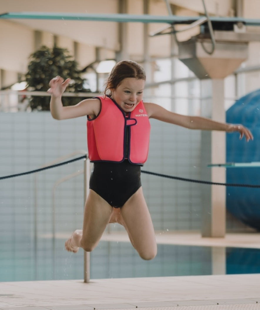 Watery swim vest for kids (2-8) - Basic - Pink
