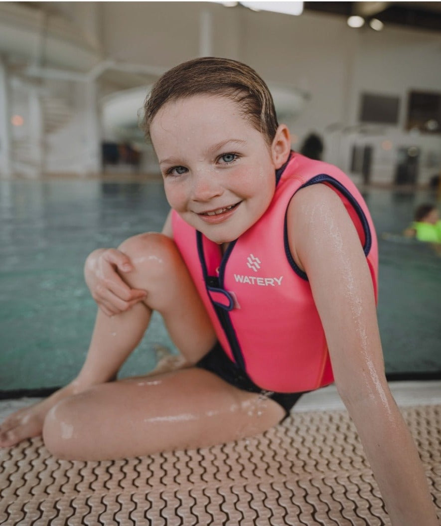 Watery swim vest for kids (2-8) - Basic - Pink