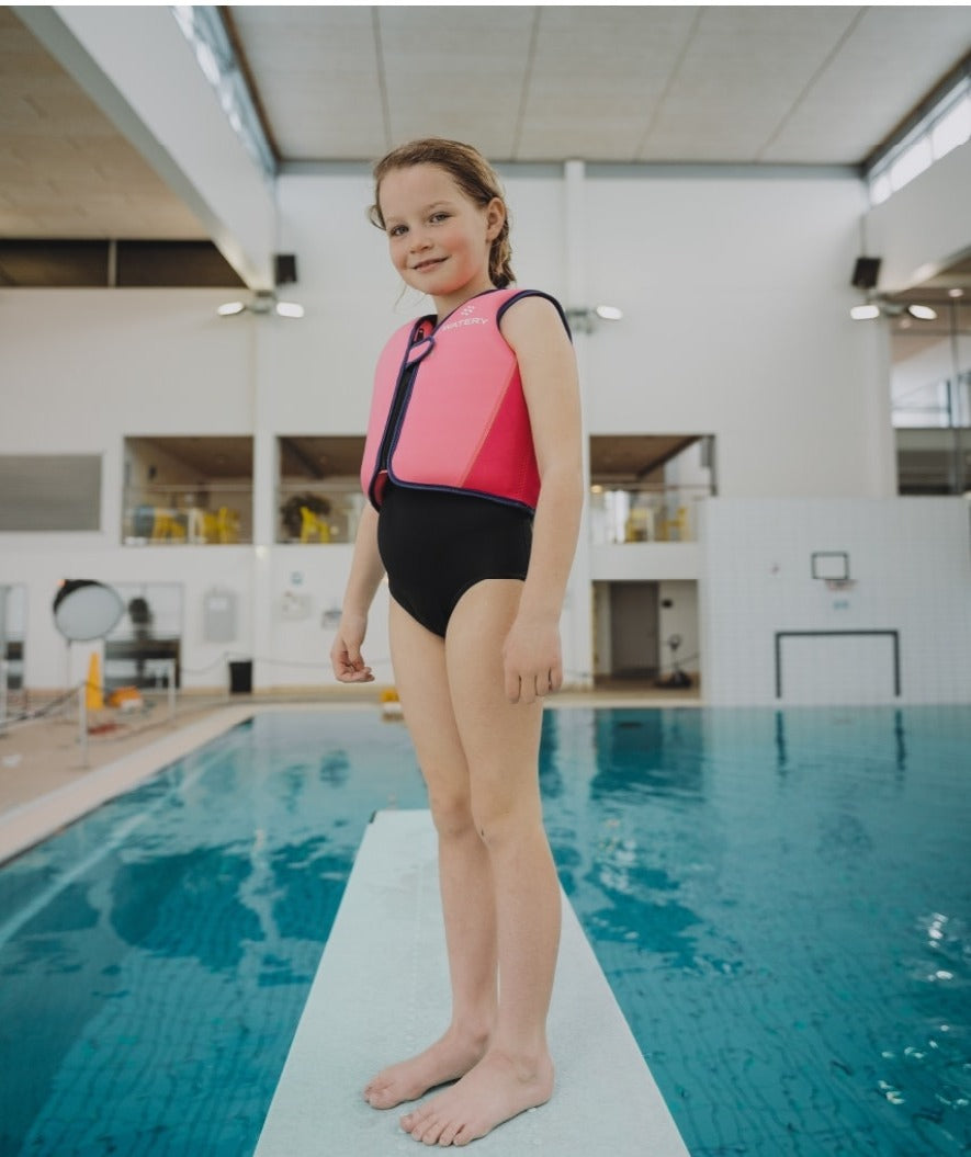 Watery swim vest for kids (2-8) - Basic - Pink