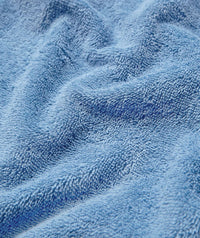 Watery bathing poncho for adults - Cotton - Atlantic Blue