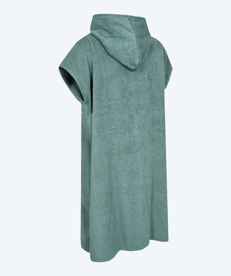 Watery bathing poncho for adults - Cotton - Forest Green