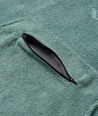 Watery bathing poncho for adults - Cotton - Forrest Green