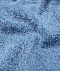 Watery bathing poncho for junior (6-15) - Cotton - Atlantic Blue