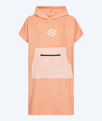 Watery bathing poncho for junior (6-15) - Cotton - Atlantic Pink