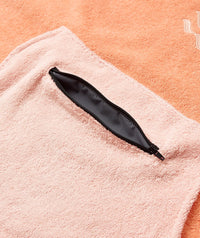 Watery bathing poncho for junior (6-15) - Cotton - Atlantic Pink
