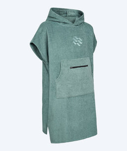 Watery bathing poncho for junior (6-15) - Cotton - Forrest Green