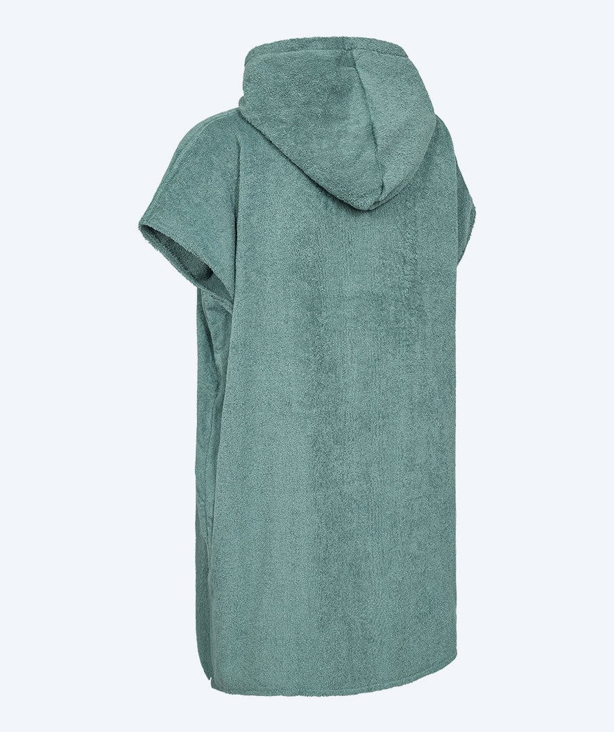 Watery bathing poncho for junior (6-15) - Cotton - Forrest Green