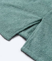 Watery bathing poncho for junior (6-15) - Cotton - Forest Green