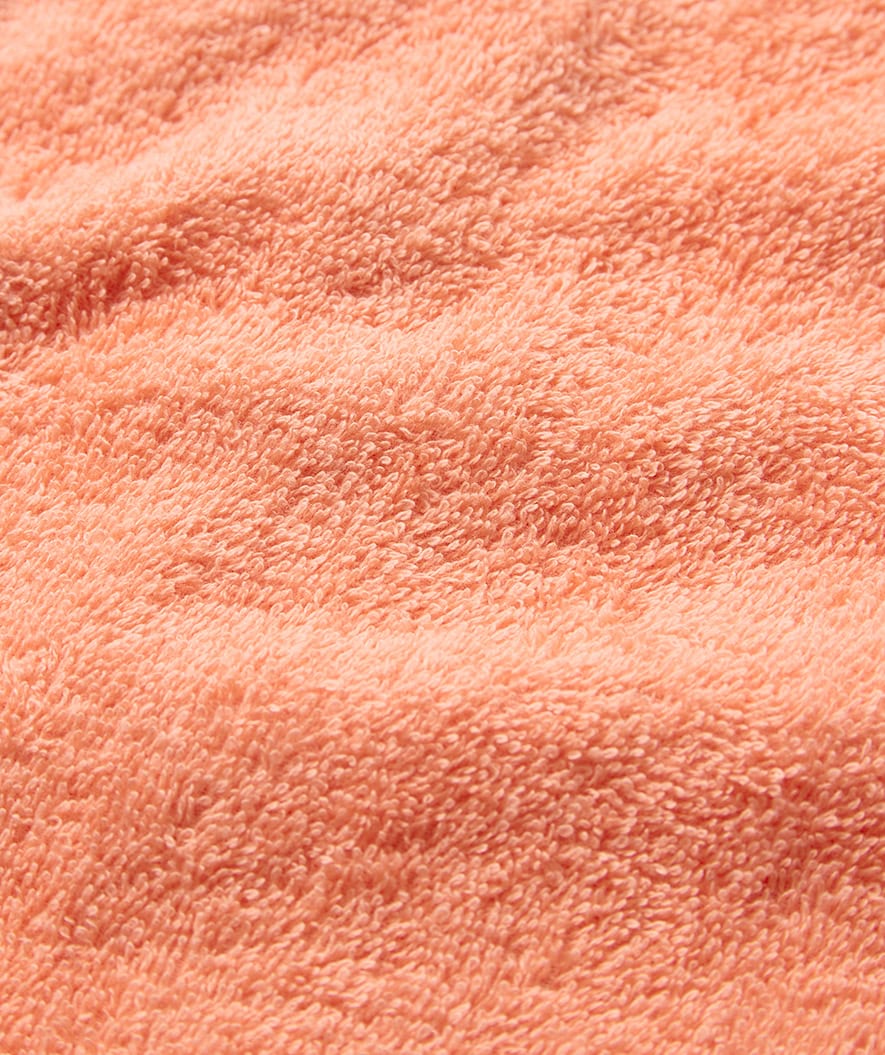 Watery bathing poncho for kids (1-6) - Cotton - Atlantic Pink