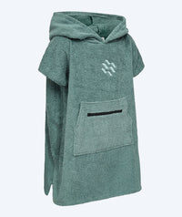 Watery bathing poncho for kids (1-6) - Cotton - Forest Green