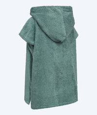 Watery bathing poncho for kids (1-6) - Cotton - Forest Green