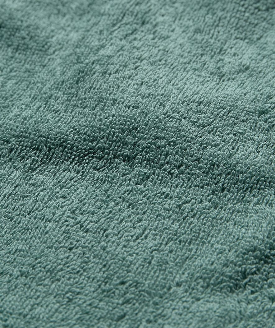 Watery bathing poncho for kids (1-6) - Cotton - Forest Green