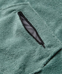 Watery bathing poncho for kids (1-6) - Cotton - Forest Green