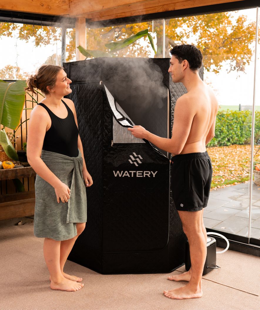 Watery steam sauna - Ambience - Black